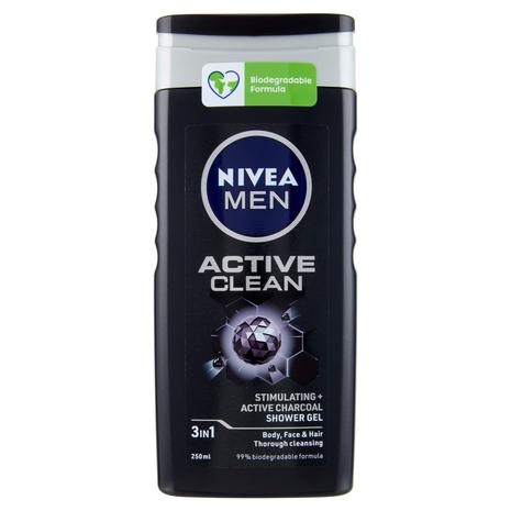 Nivea Men Active Clean Shower Gel 250 ml